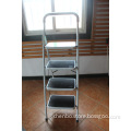 Step ladder with steel